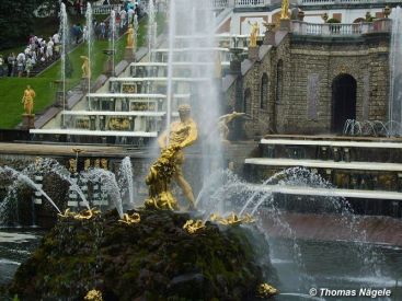 St.Petersburg: der Peterhof, die Sommerresidenz der Zaren