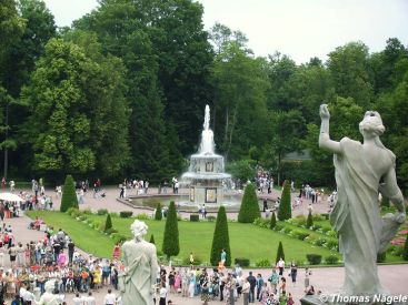 St.Petersburg: der Peterhof, die Sommerresidenz der Zaren